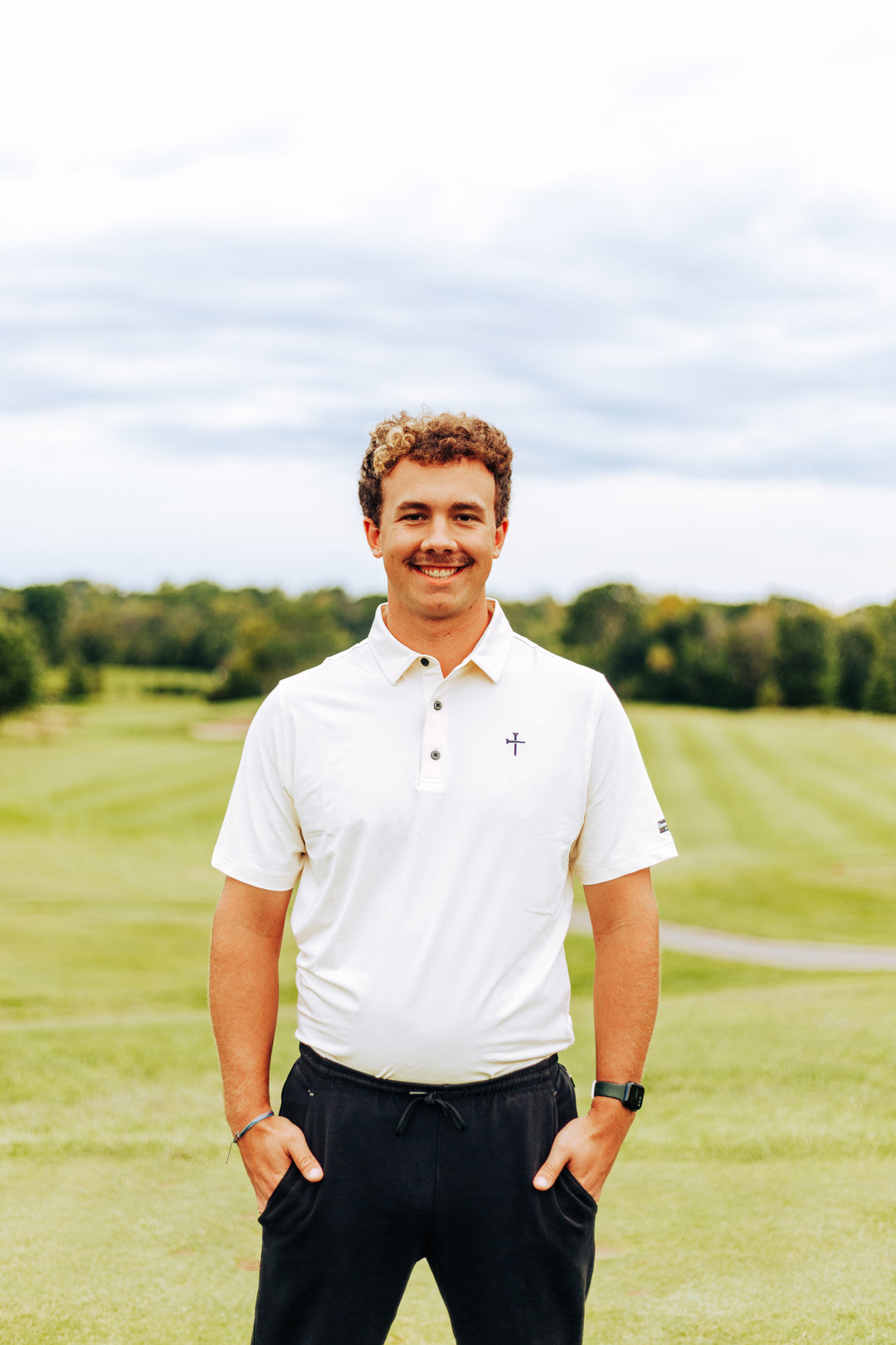 Christian Golf Polo Cream