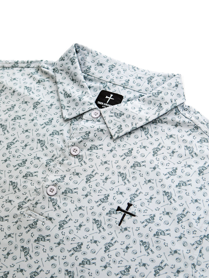 Christian Golf Polo Tees Crossed Golf