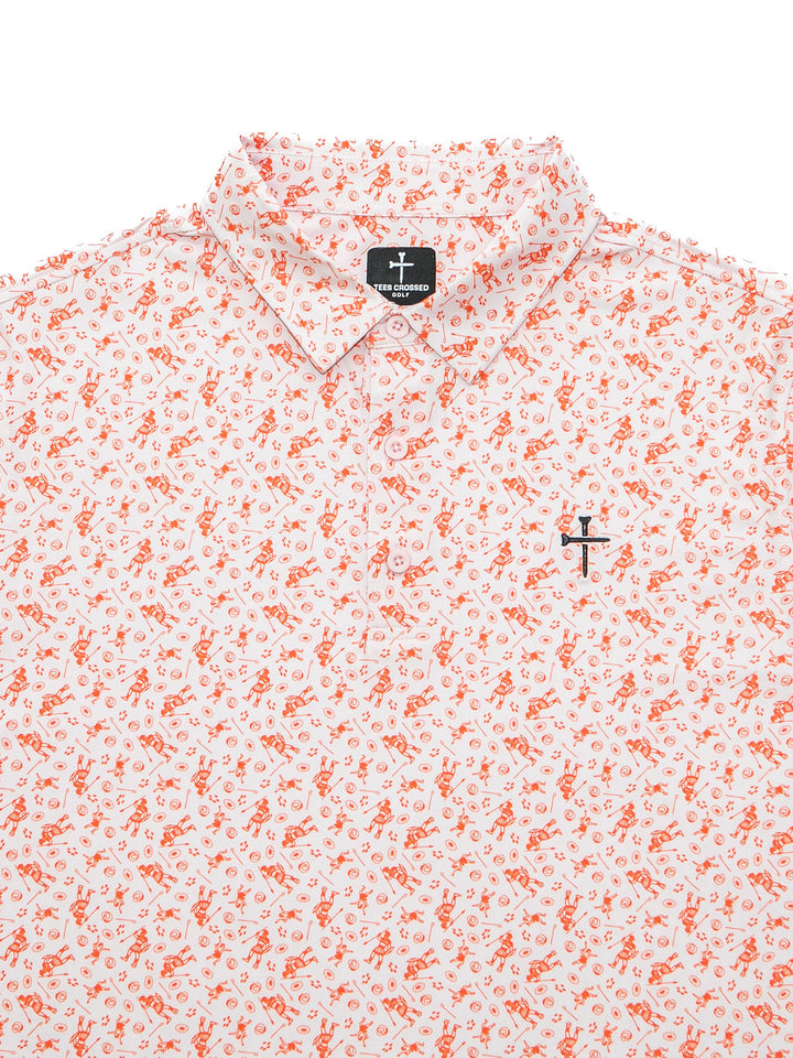 Christian Golf Polo Tees Crossed Golf