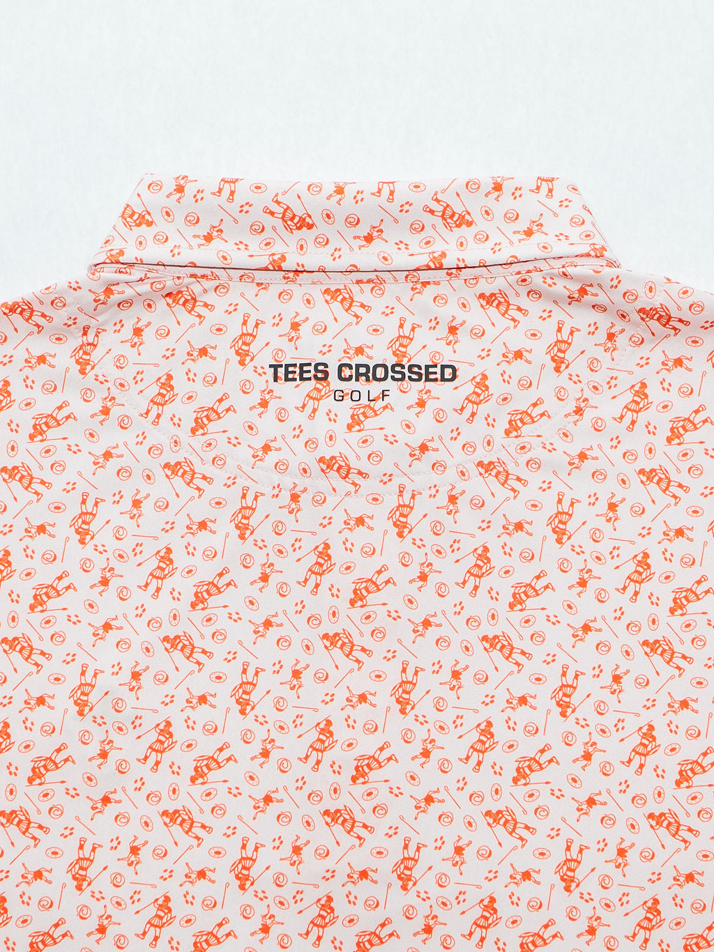 Christian Golf Polo Tees Crossed Golf