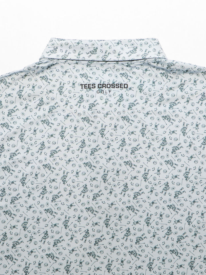Christian Golf Polo Tees Crossed Golf