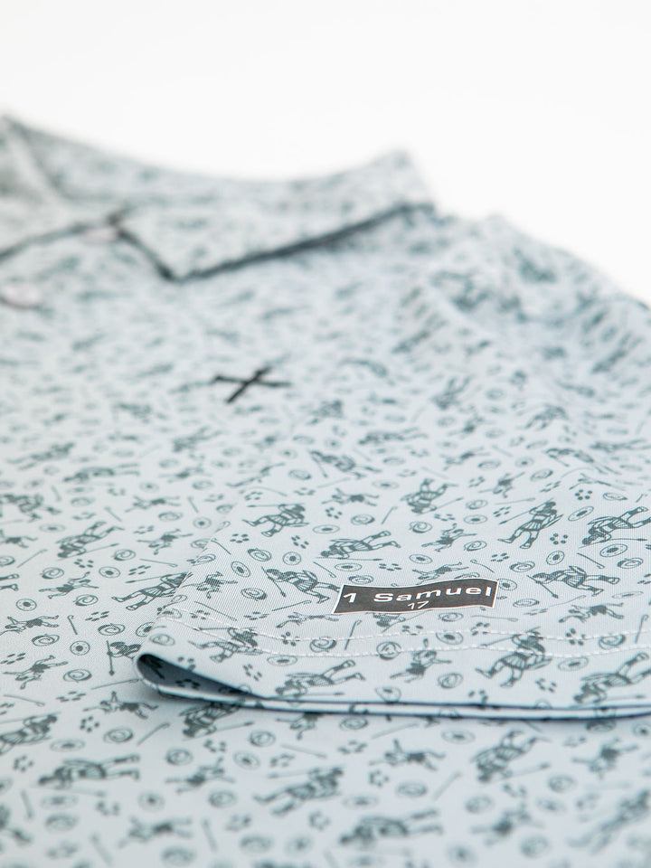 Christian Golf Polo Tees Crossed Golf