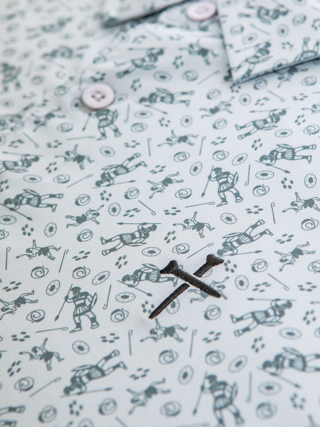 Christian Golf Polo Tees Crossed Golf