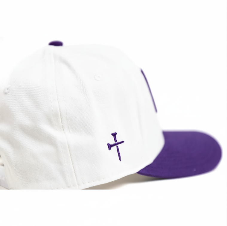 Christian Golf Hat Pruple