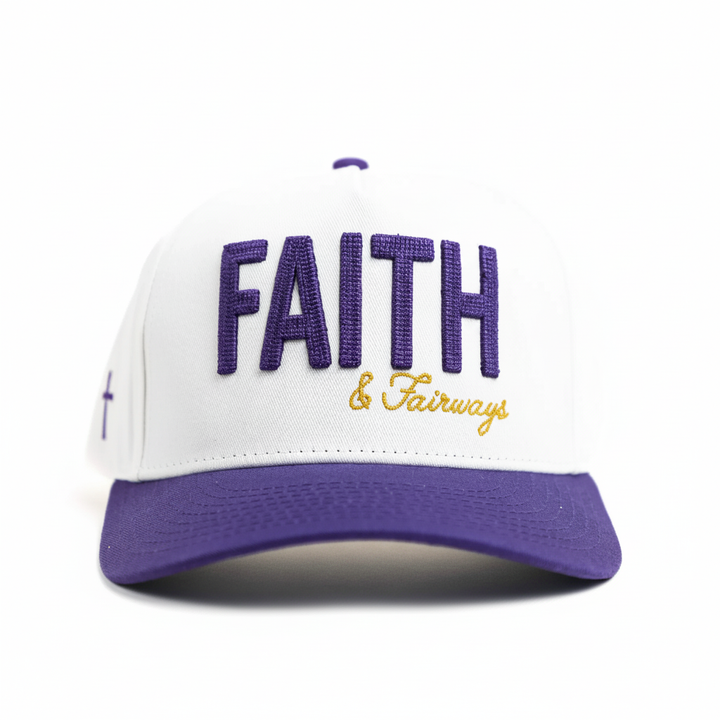 Christian Golf Hat Purple