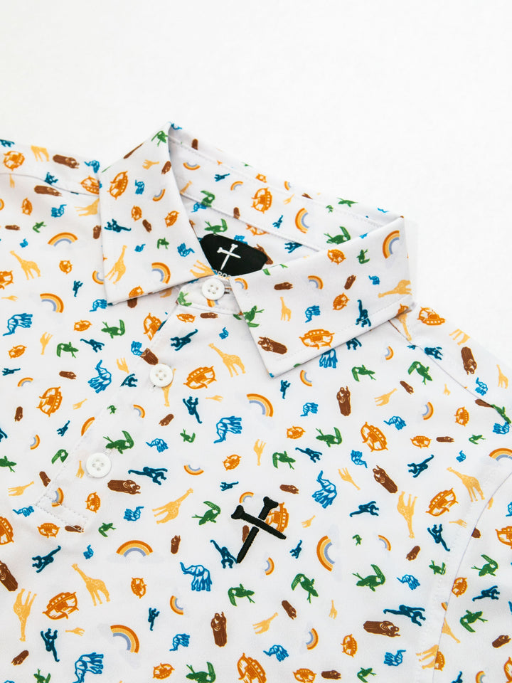 Noah's Ark Christian Golf Polo