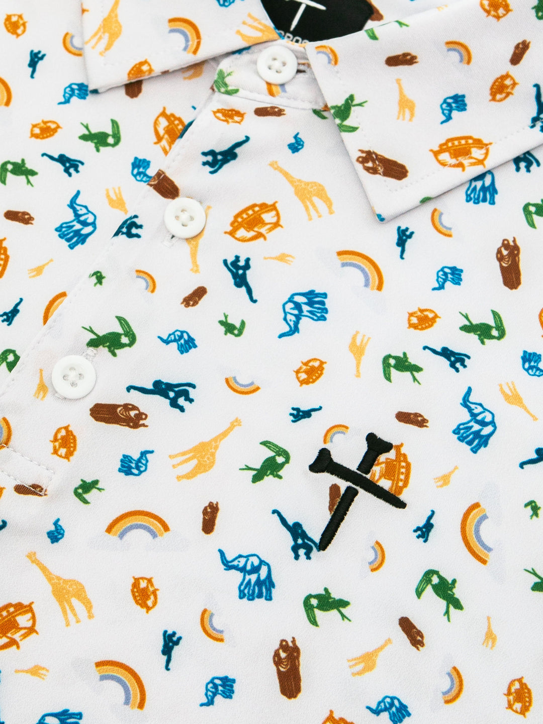 Noah's Ark Christian Golf Polo