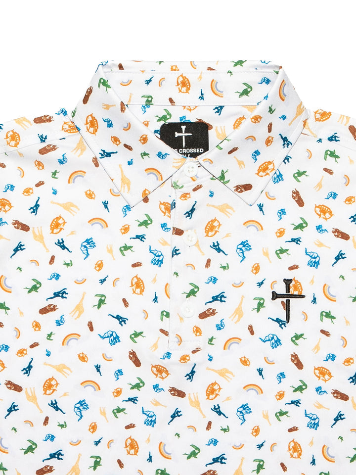 Noah's Ark Christian Golf Polo