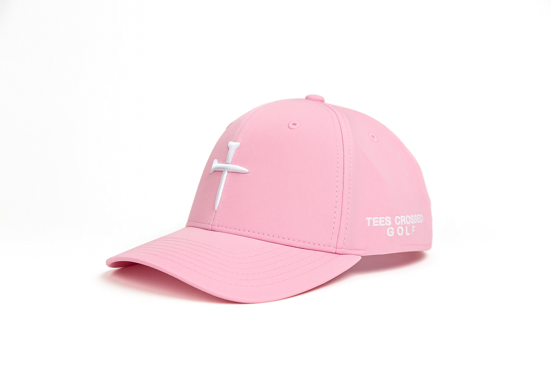 Christian Golf Hat Pink