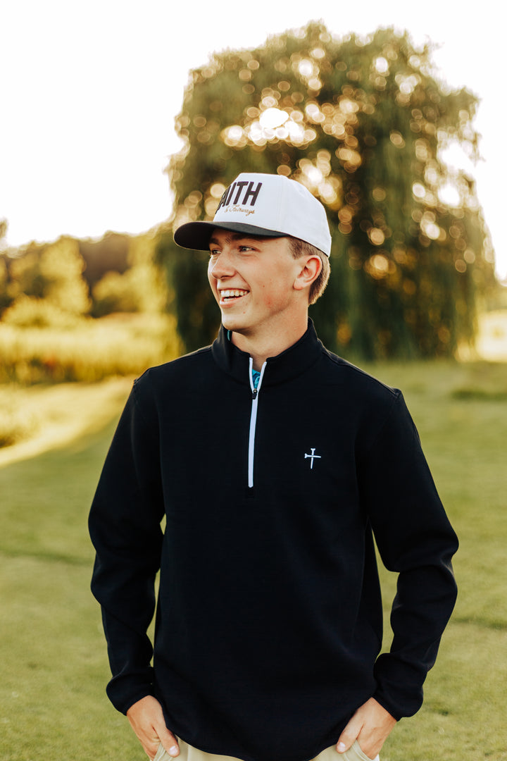 Kingdom Quarter Zip - Black