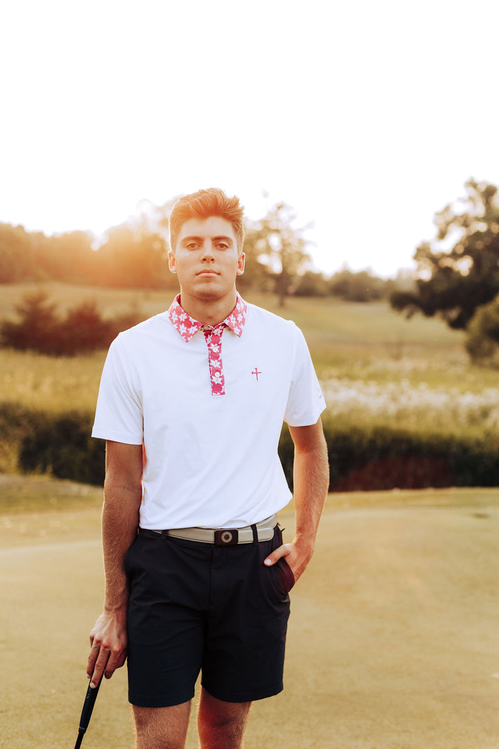 Christian Golf Polo: Lily: Purple