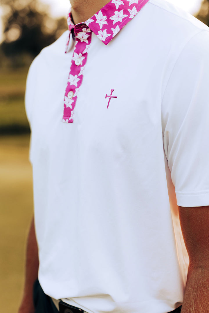 Christian Golf Polo: Lily Purple