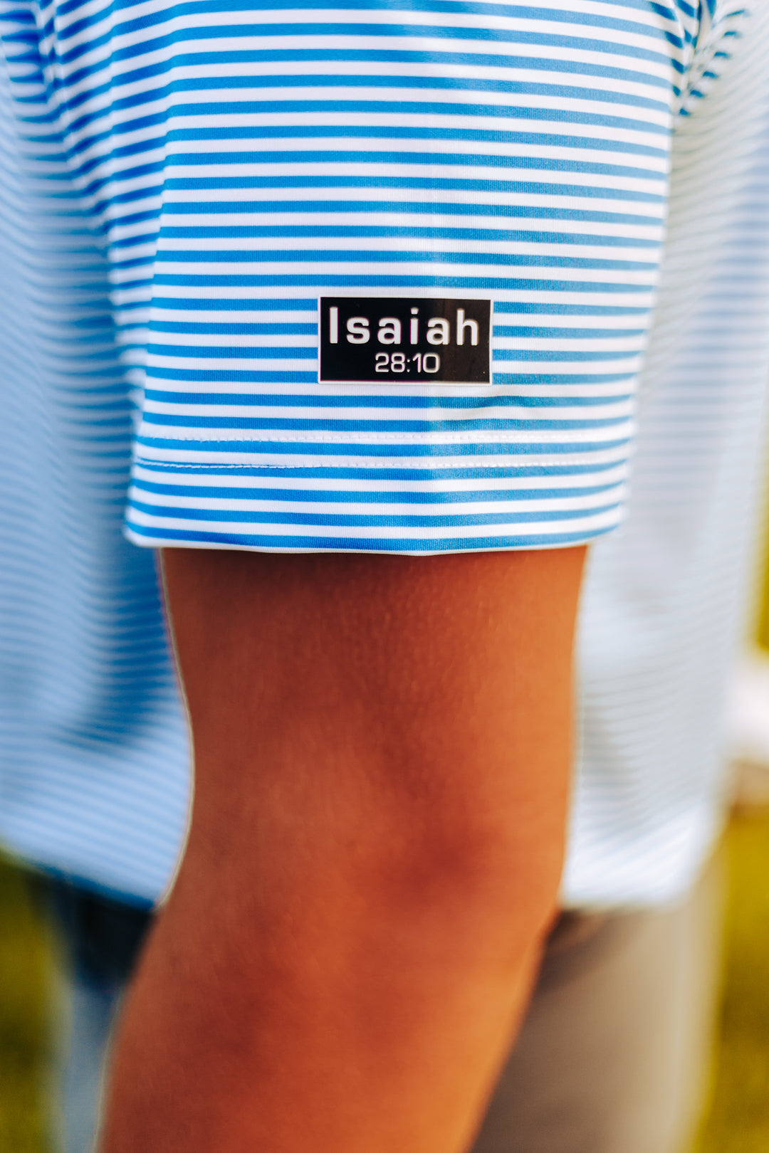 Christian Golf Brand Stripes Polo 3