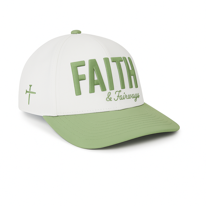 Faith and Fairways Hat - Pastel Sage