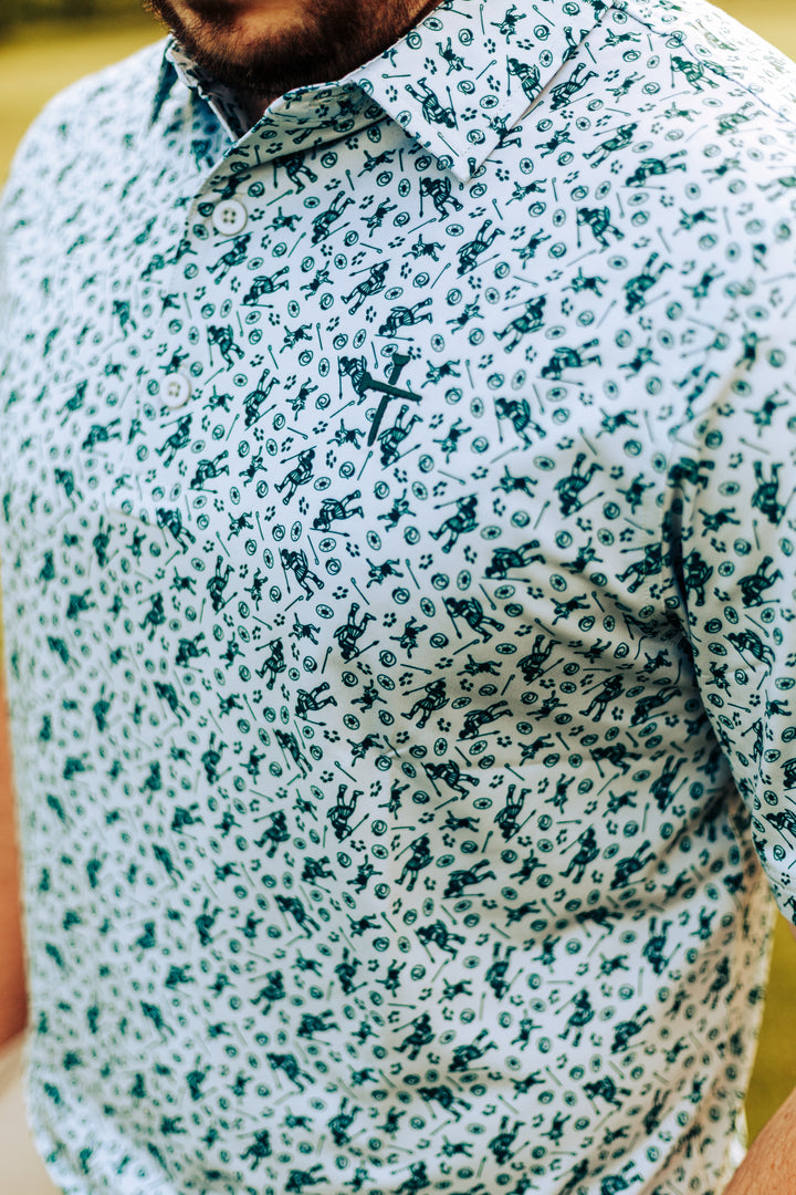 Christian Golf Brand David & Goliath Polo Front 