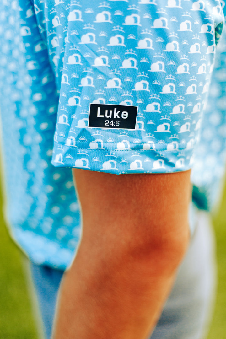 Christian Golf Polo - Empty Tomb Bible Verse