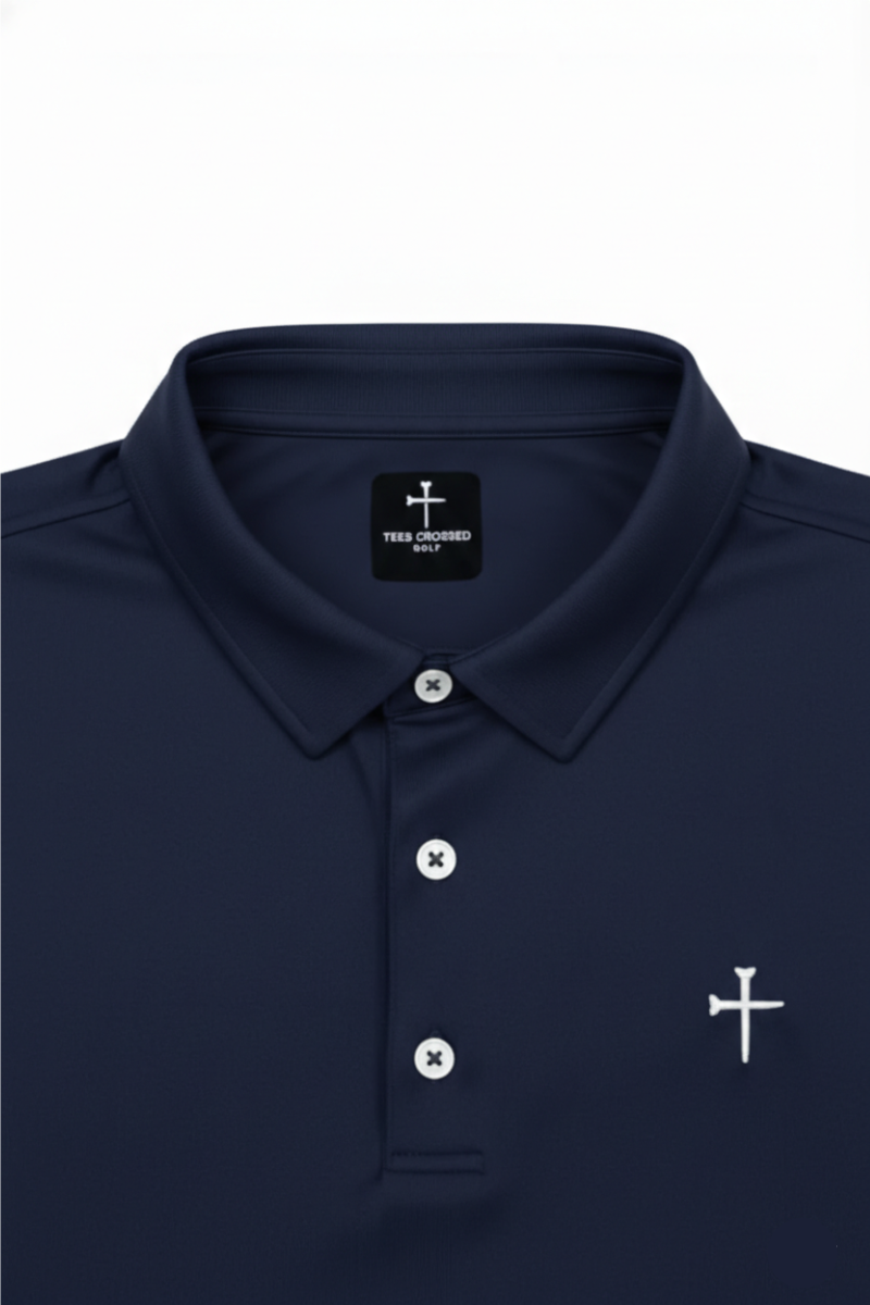 Navy Genesis Polo Christian Golf 