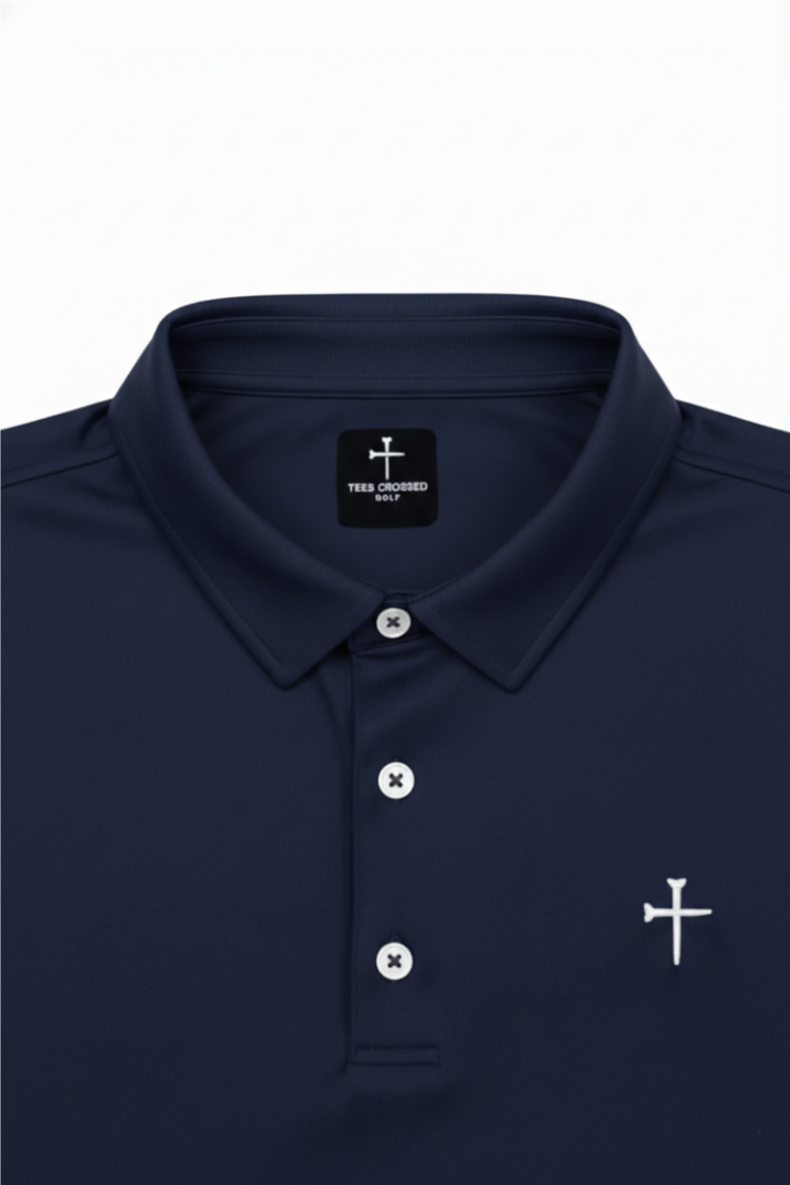 Navy Genesis Polo Christian Golf 
