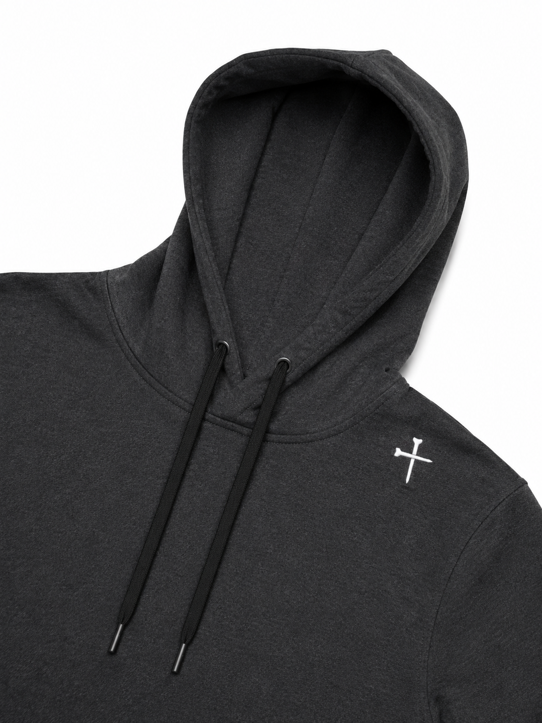 Christian Golf Hoodie Charcoal Side 