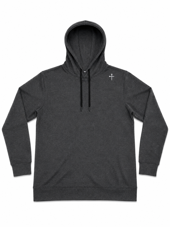 Lightweight Hoodie Charcoal Christian Golf 