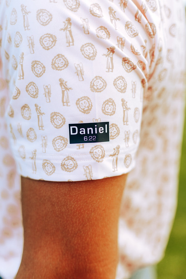 Daniel Lions Den Polo Christian Golf Brand