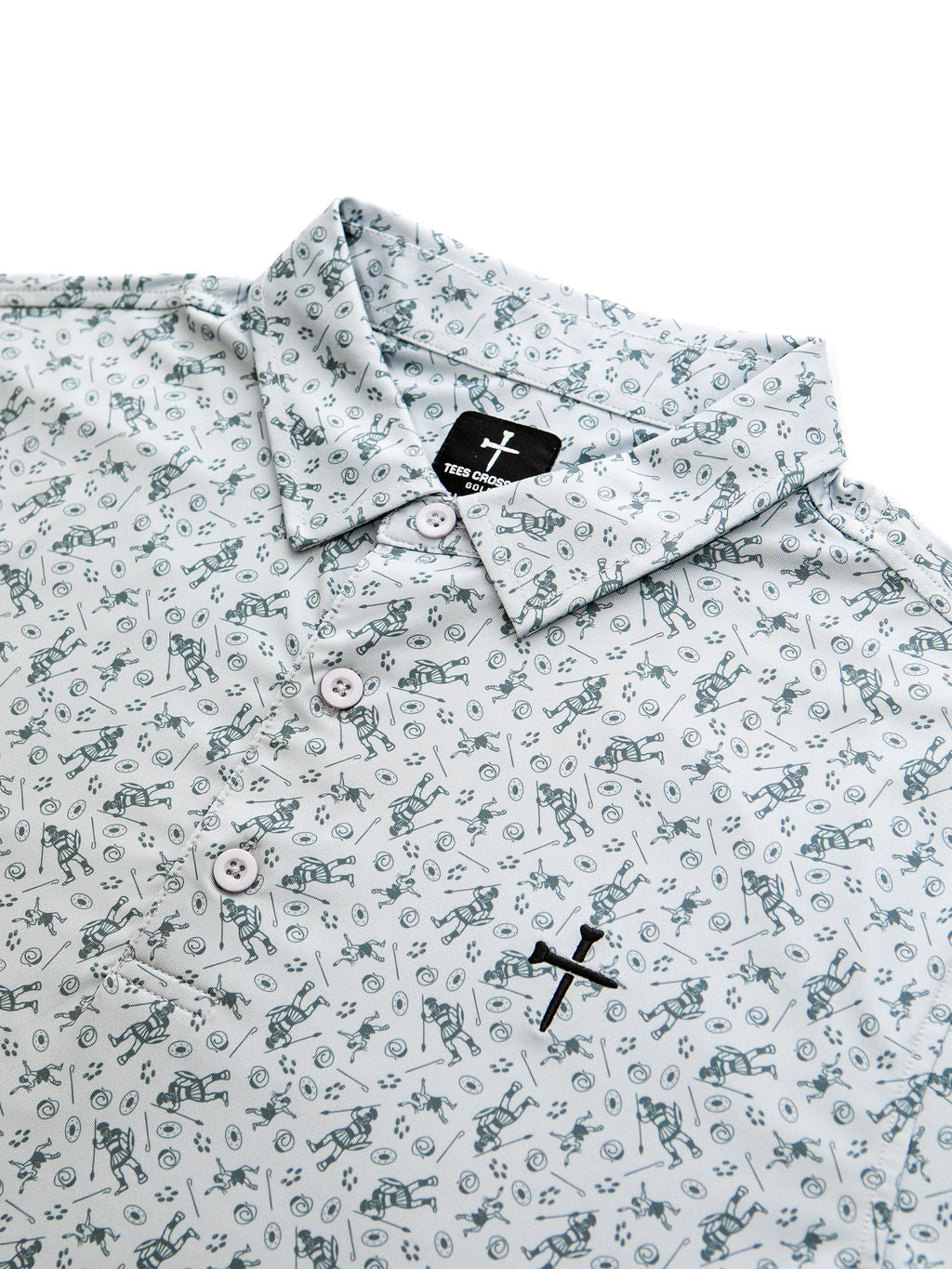 Christian Golf Polo Tees Crossed Golf
