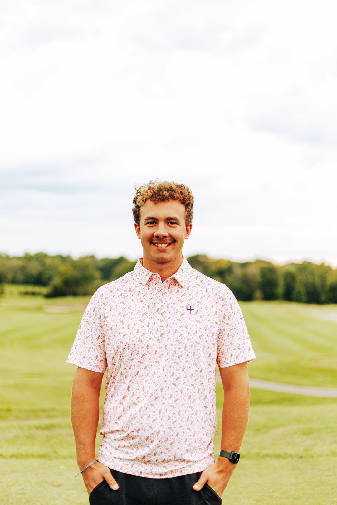 Christian Golf Polo Tees Crossed Golf
