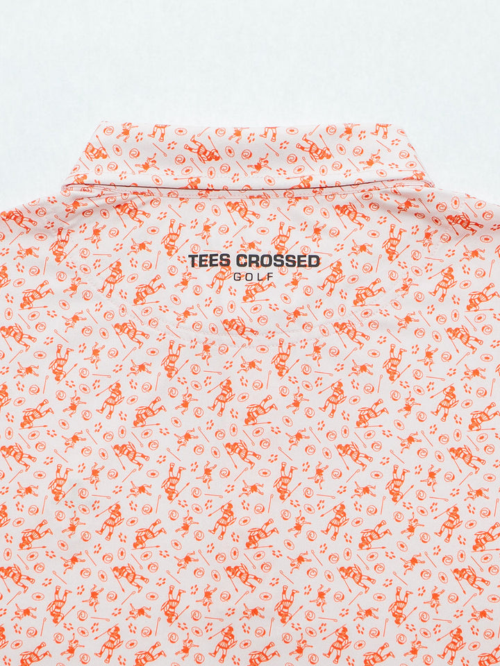 Christian Golf Polo Tees Crossed Golf