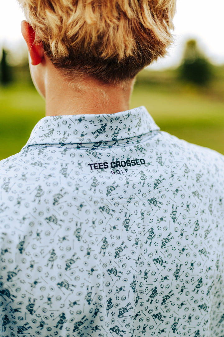 Christian Golf Polo Tees Crossed Golf
