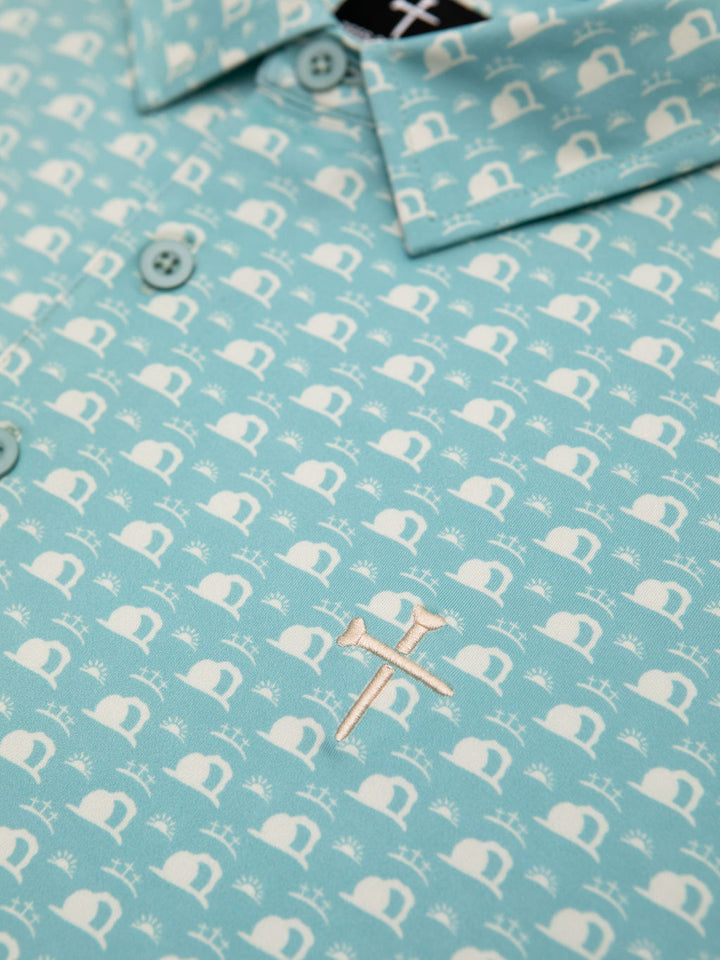 Christian Golf Polo Easter Green 