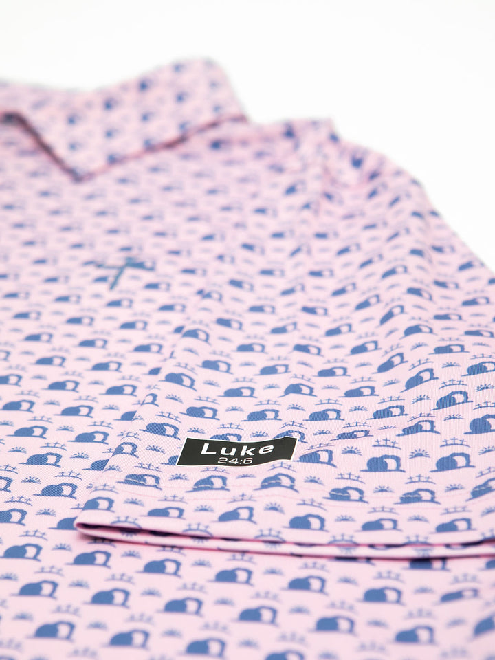 Christian Golf Polo Easter Pink 