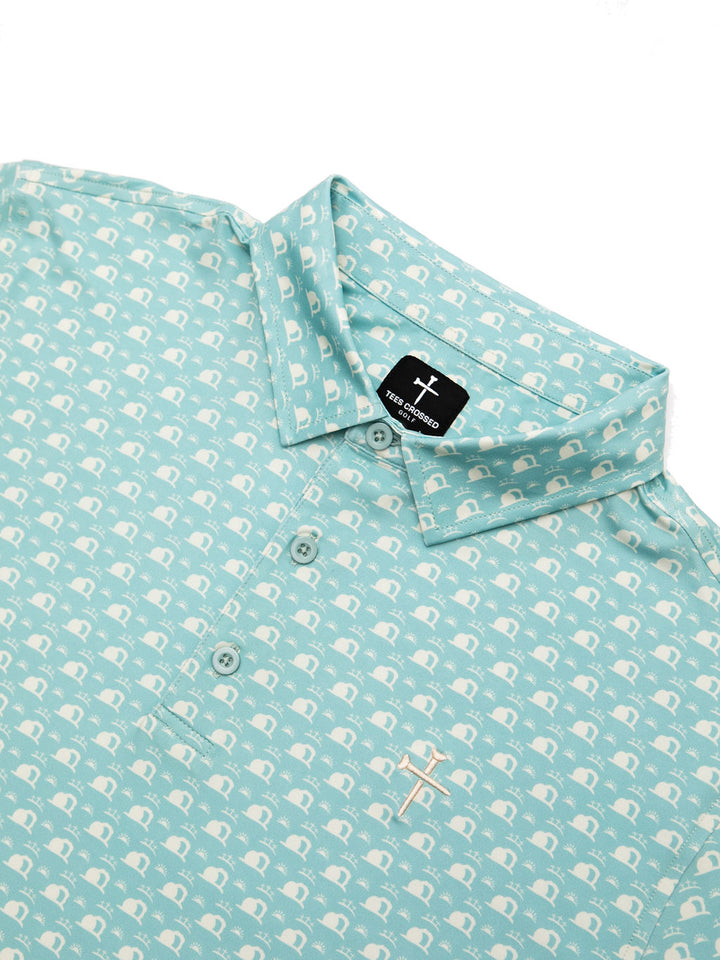 Christian Golf Polo Easter Green 