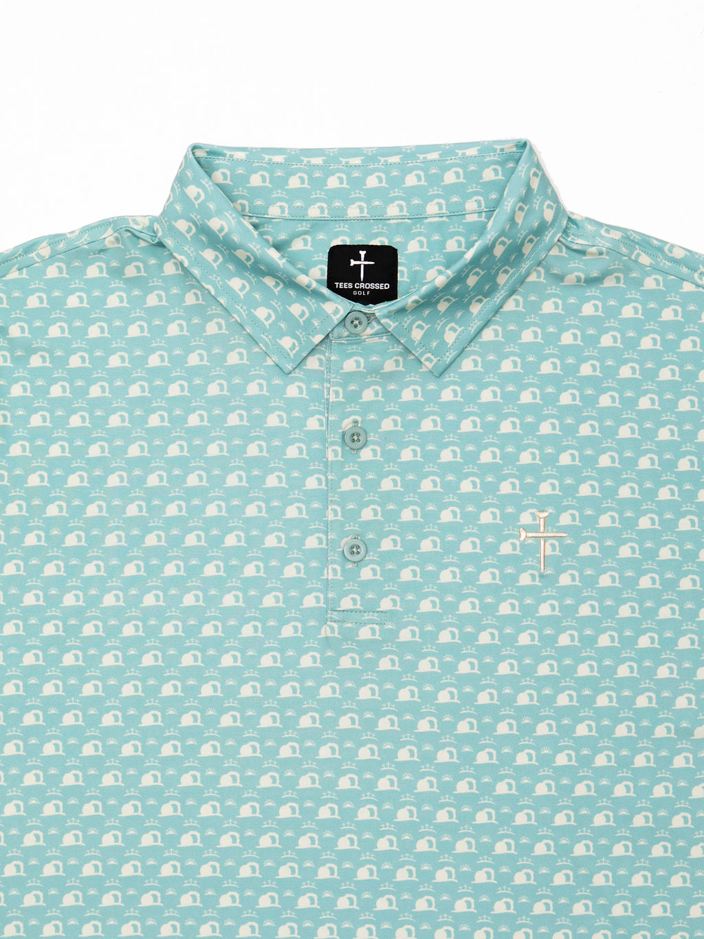 Christian Golf Polo Easter Green 