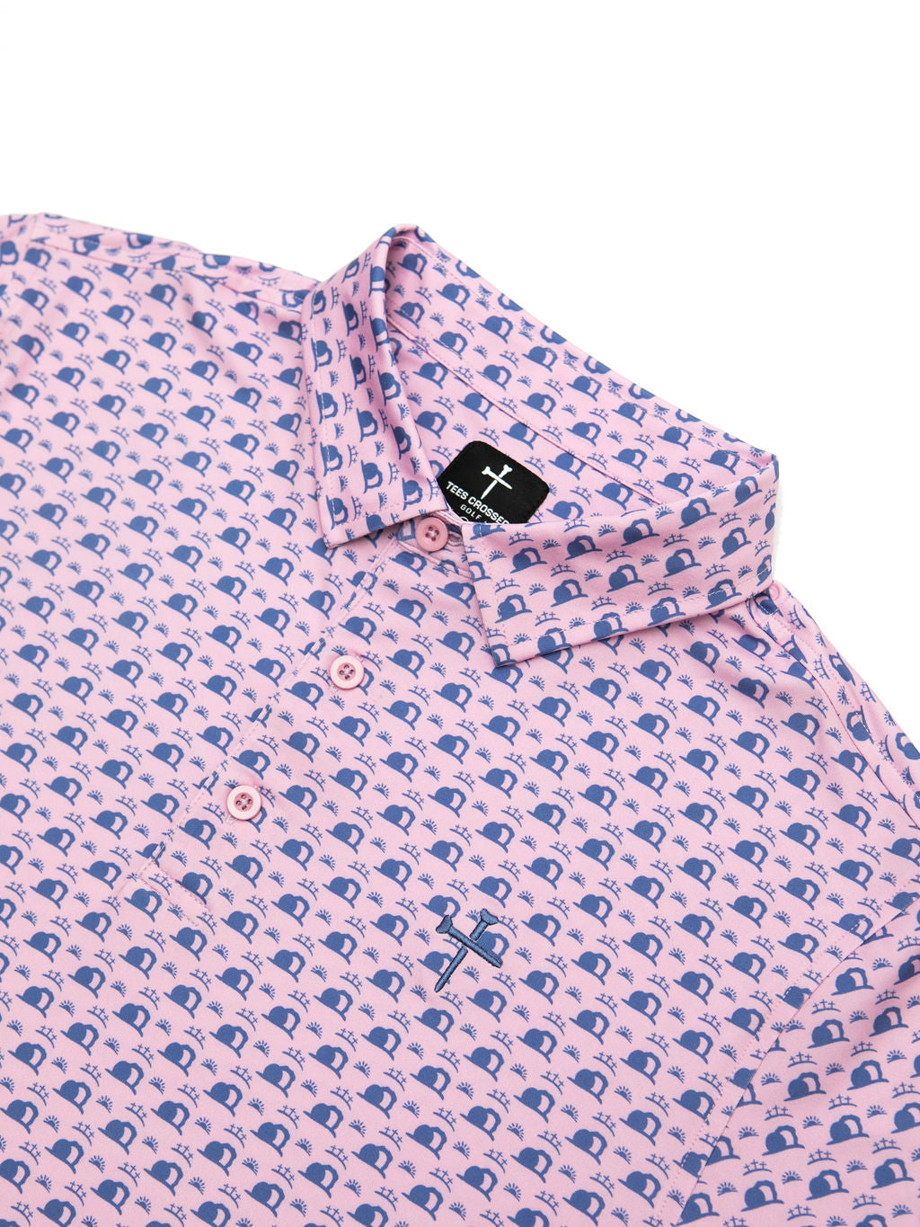 Christian Golf Polo Easter Pink 