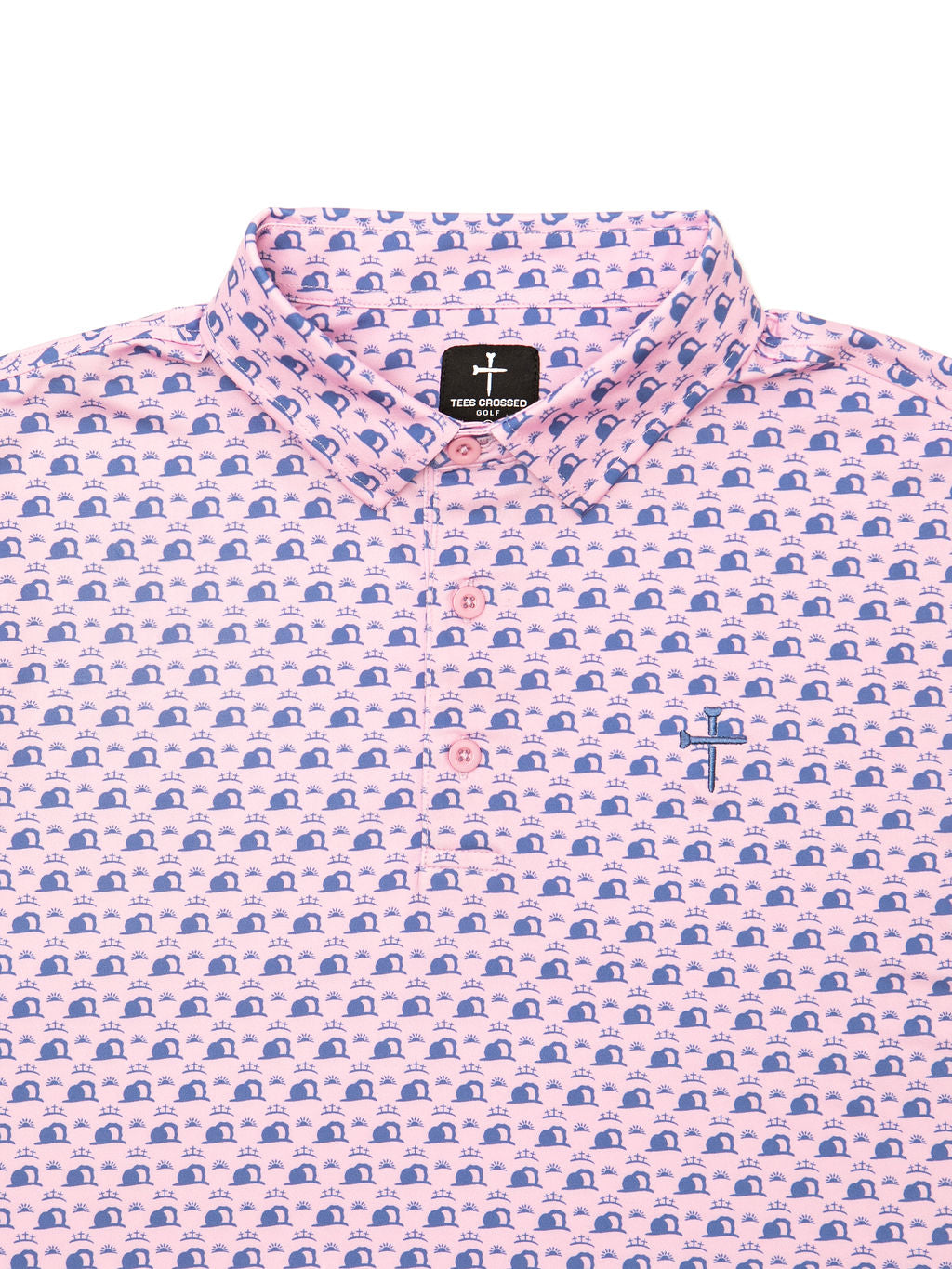 Christian Golf Polo Easter Pink 