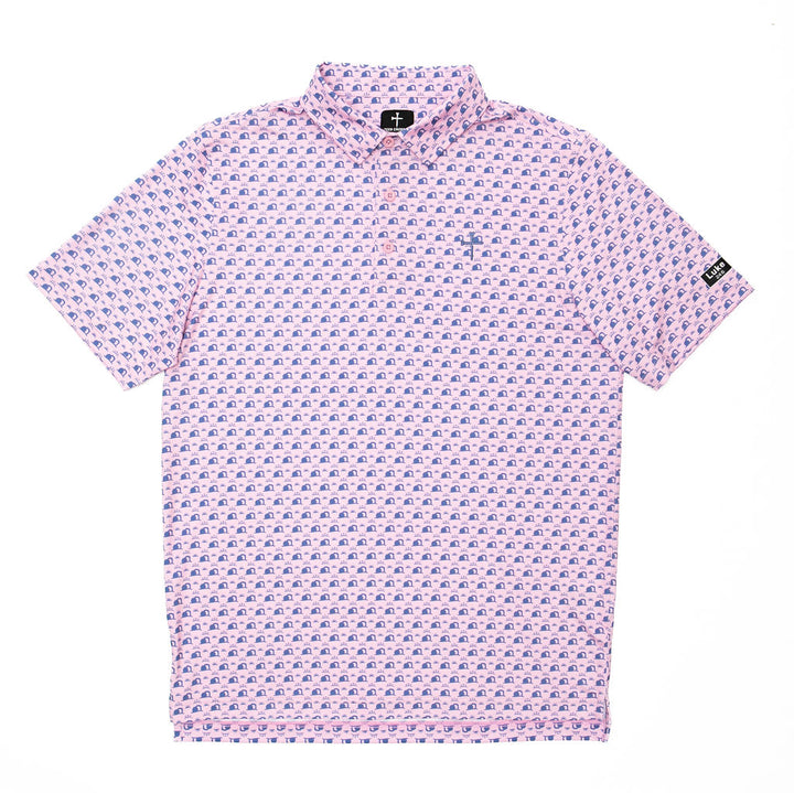 Christian Golf Polo Easter Pink 