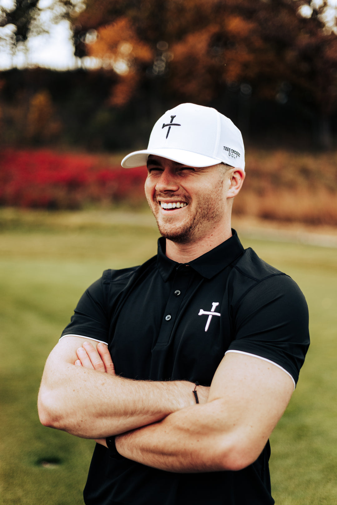 Christian Golf Polo Genesis Black