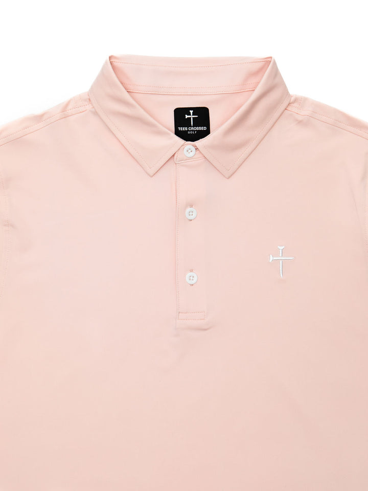 Christian Golf Polo Pink 