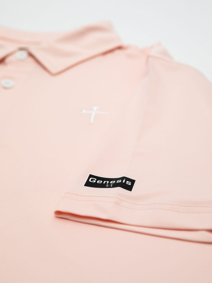 Christian Golf Polo Pink 