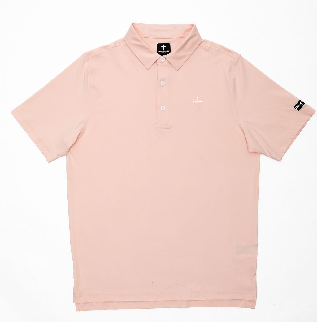 Christian Golf Polo Pink 