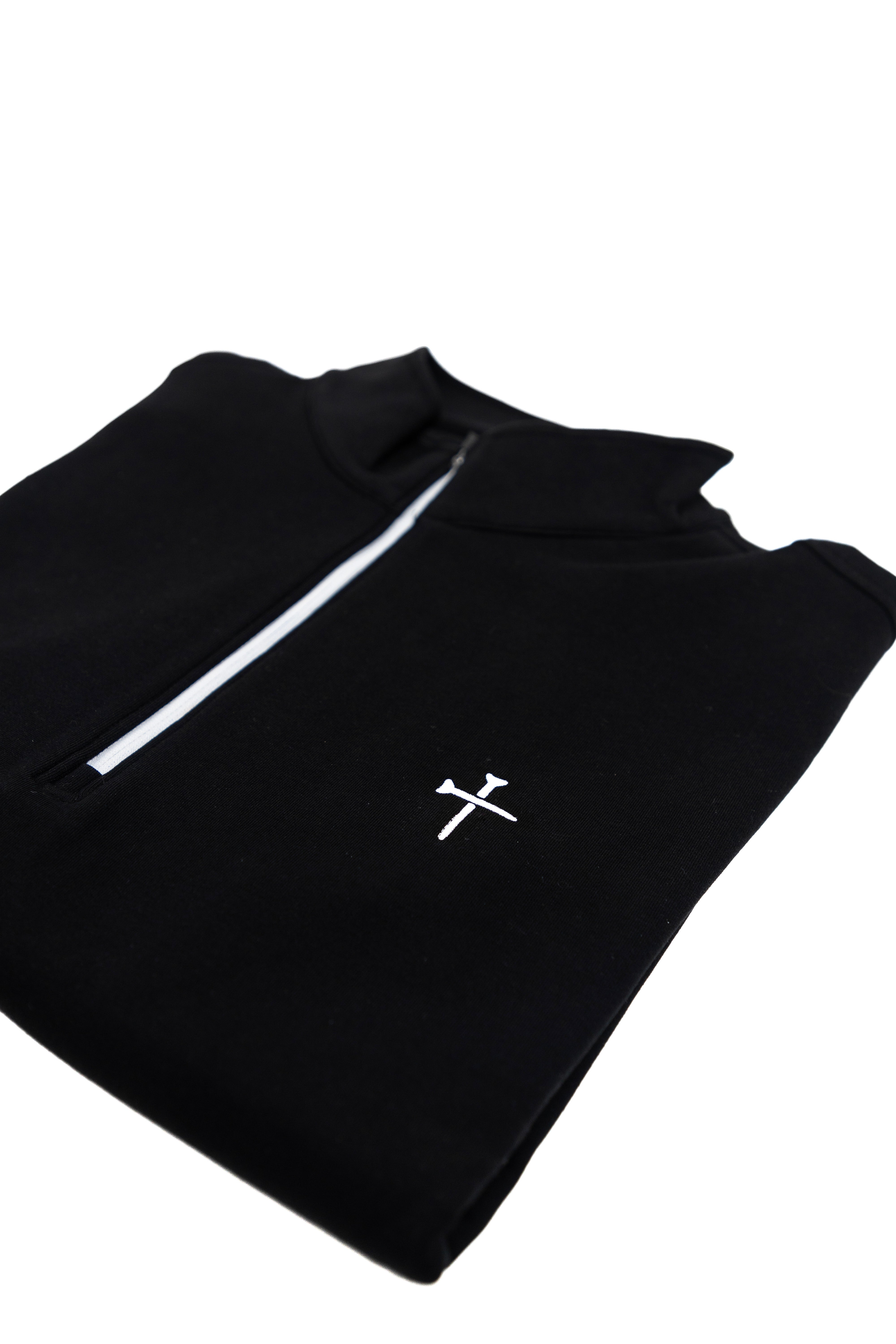 Kingdom Quarter Zip - Black – Tees Crossed Golf