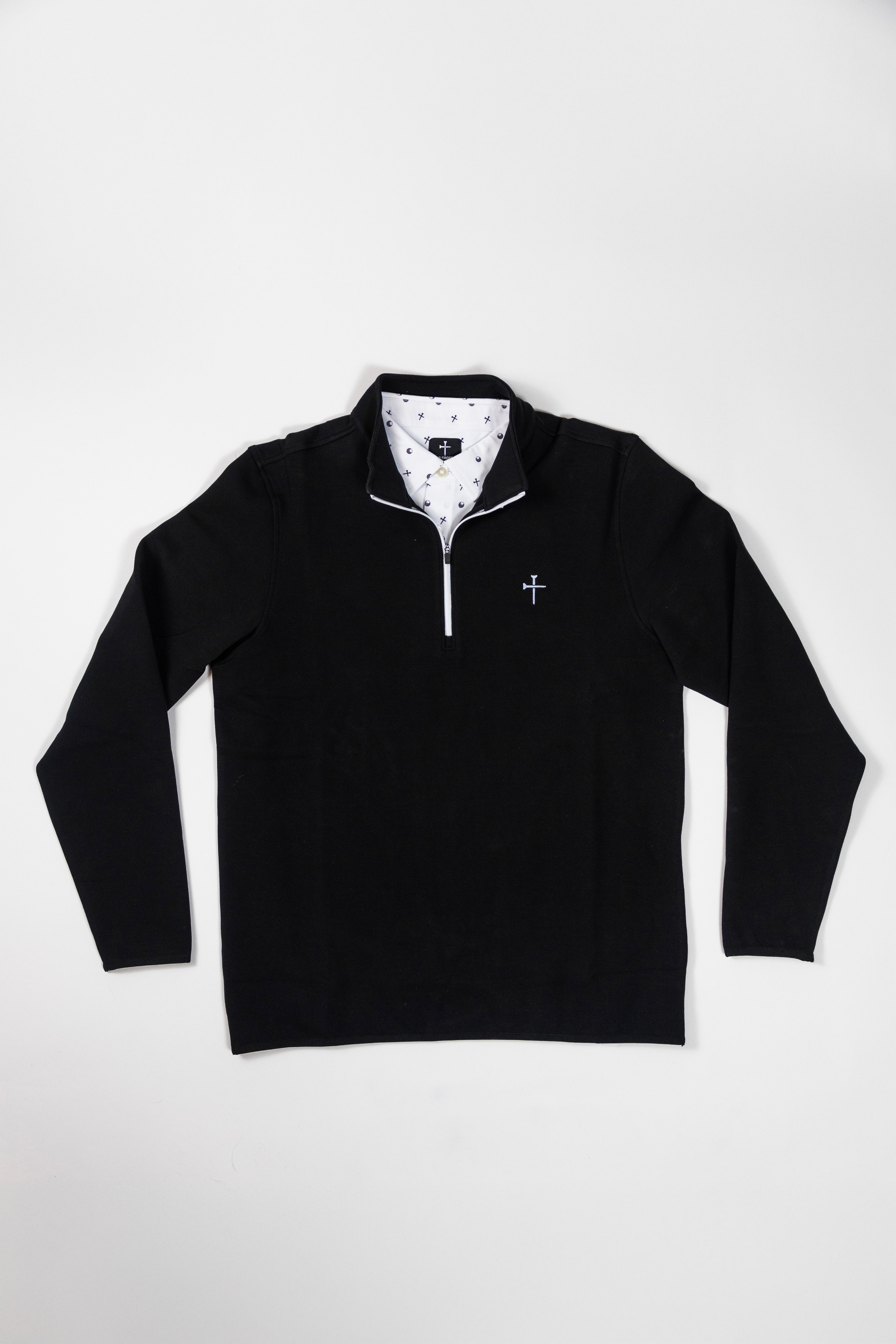 Kingdom Quarter Zip - Black – Tees Crossed Golf