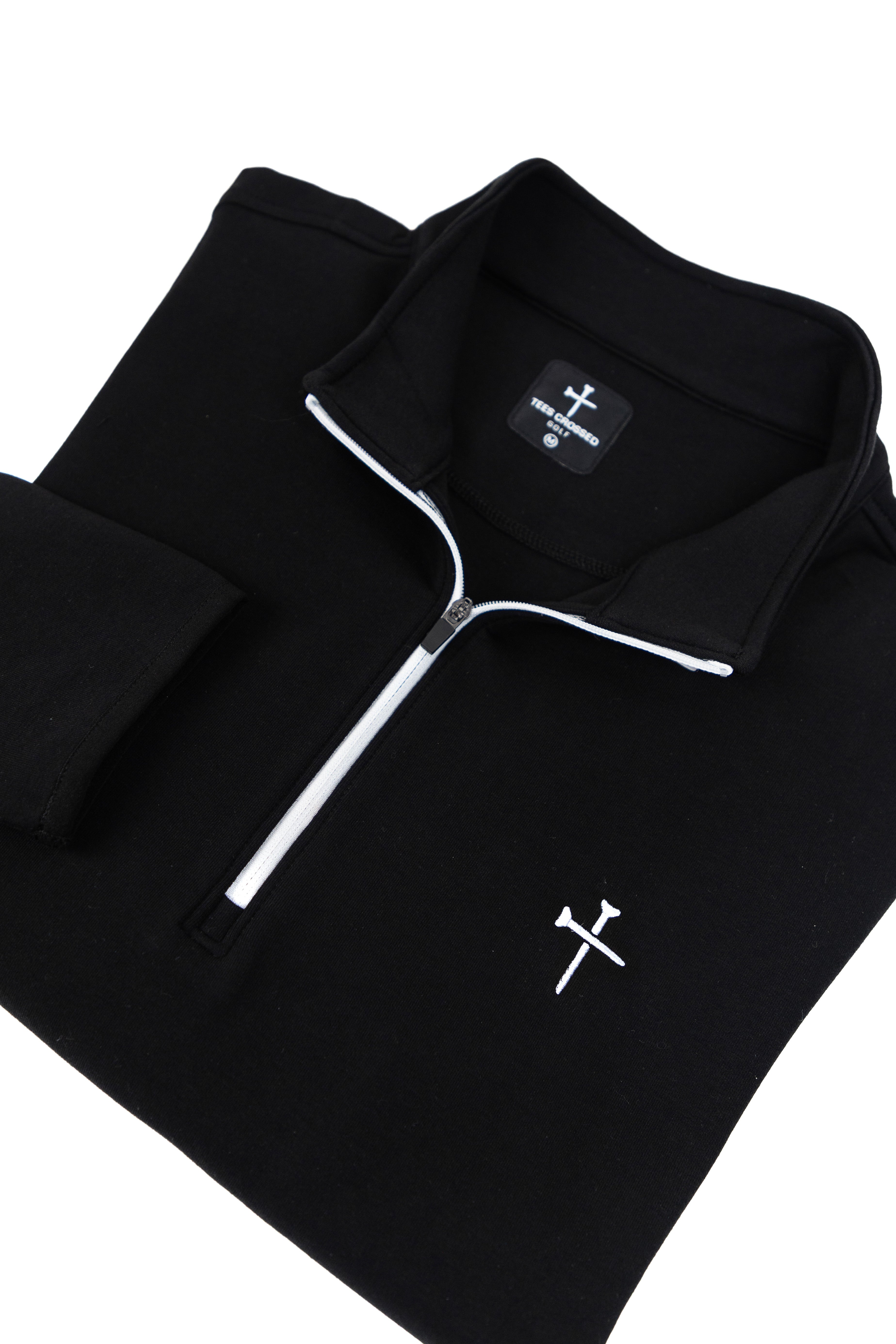 Kingdom Quarter Zip - Black – Tees Crossed Golf