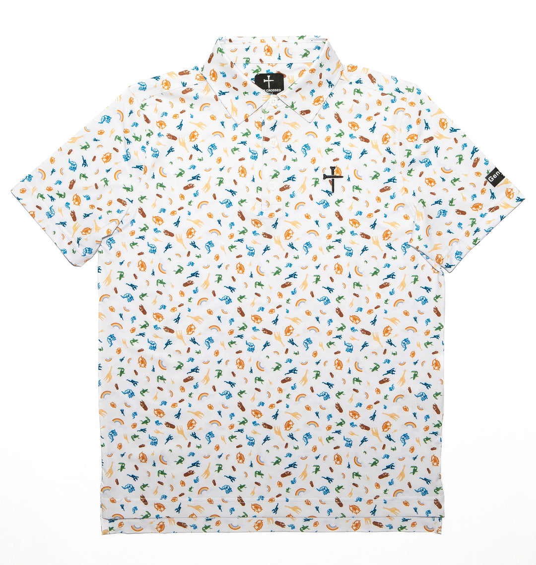 Noah's Ark Christian Golf Polo 