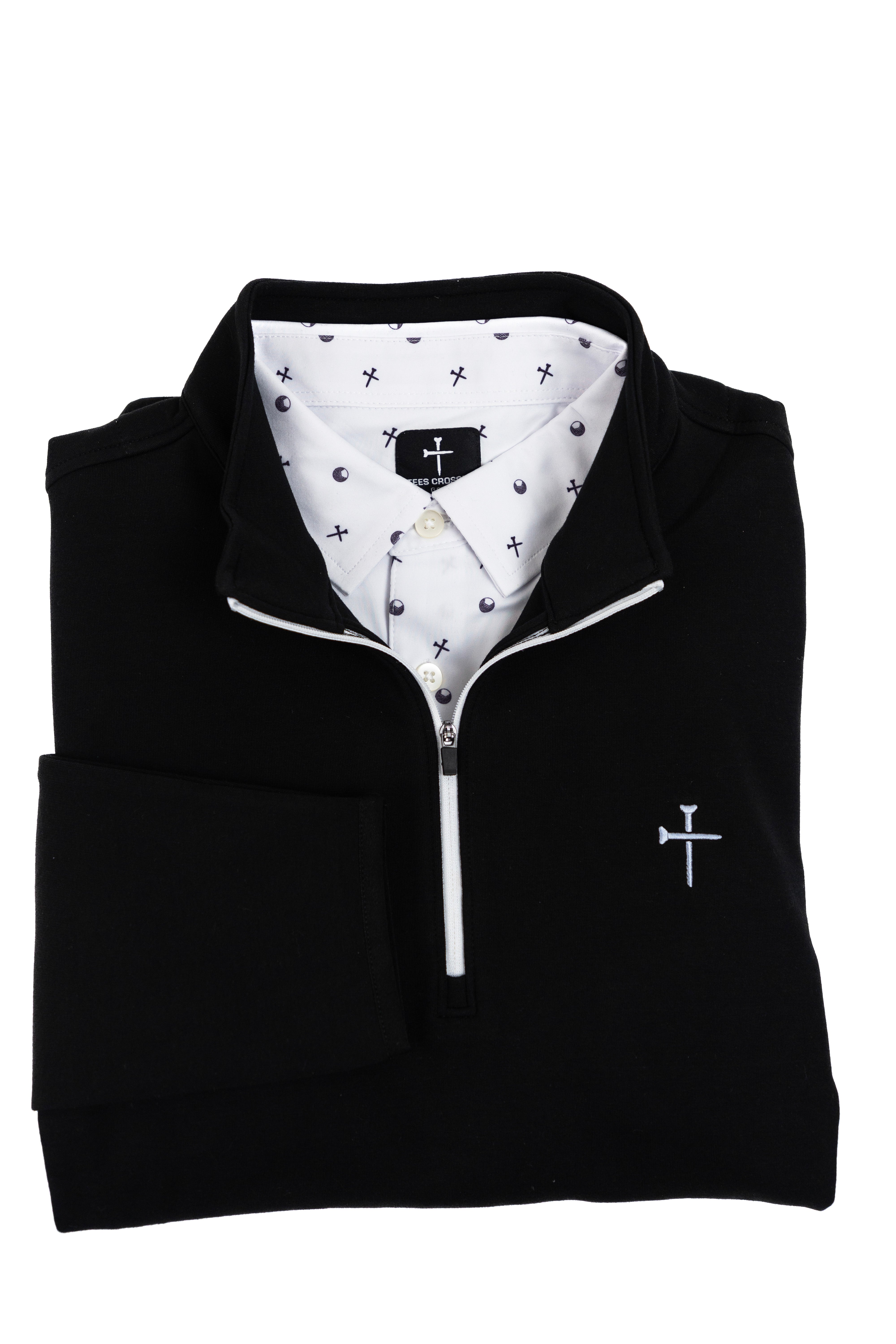 Kingdom Quarter Zip - Black – Tees Crossed Golf