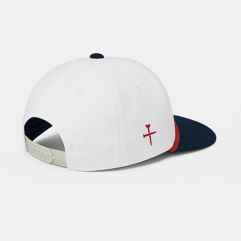 Christian Golf Hat Red White and Blue
