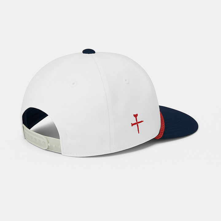Christian Golf Hat Red White and Blue