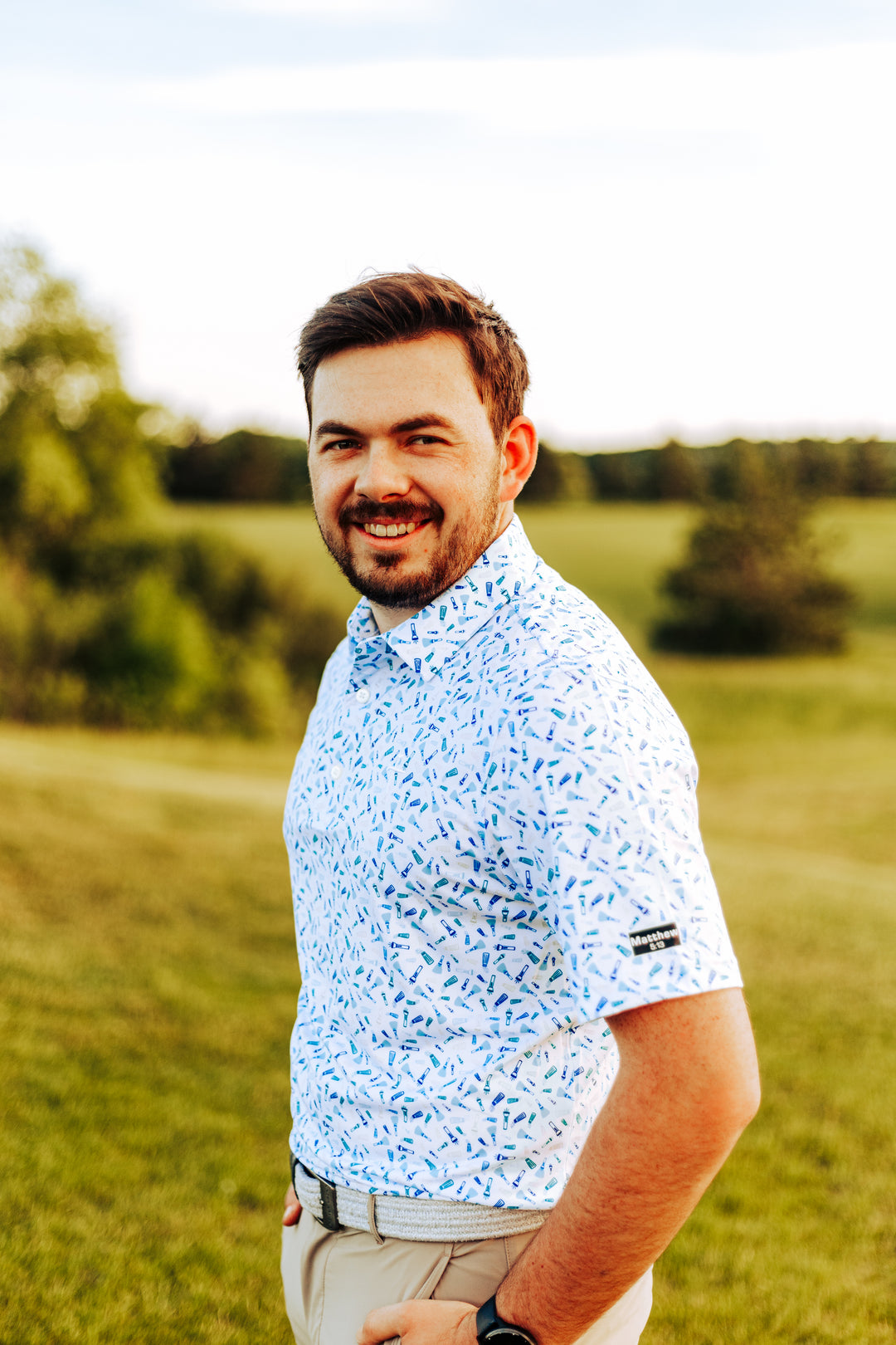Christian Golf Brand Salt and Light Polo Side 