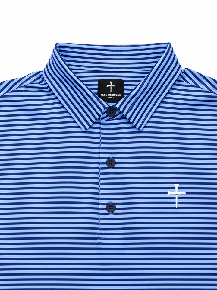 Christian Golf Polo Stripes 
