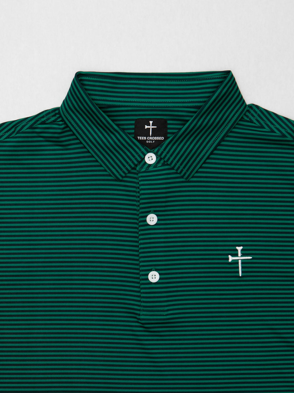 Christian Golf Polo Green Blue 